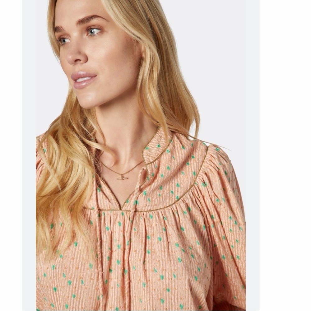 Joie Kenna Long Sleeve Cotton Top XS - Picture 3 of 9